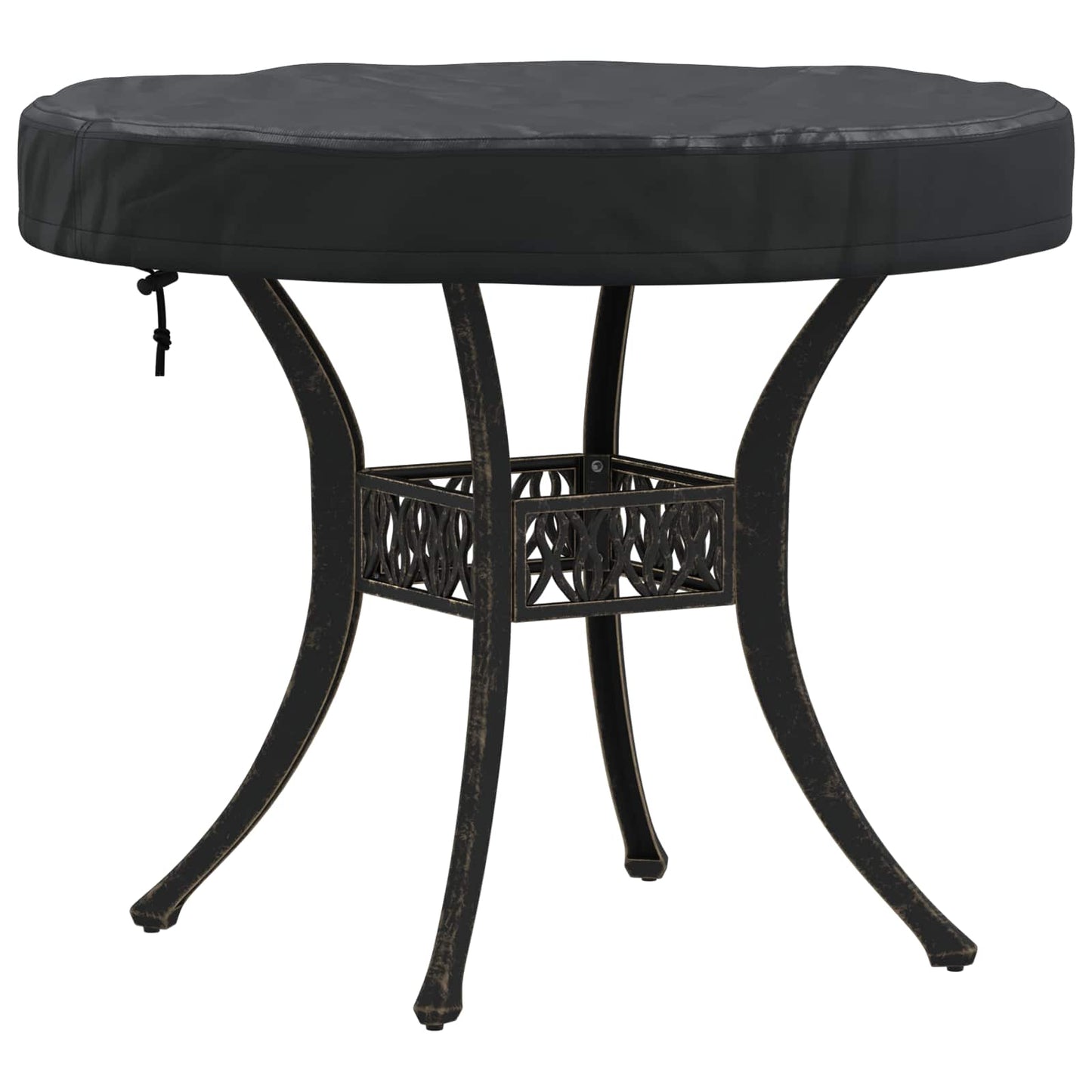 Outdoor Table Cover Black 62 x 62 x 10 cm 420D Oxford Fbric