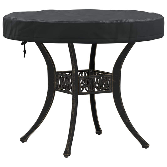 Outdoor Table Cover Black 62 x 62 x 10 cm 420D Oxford Fbric