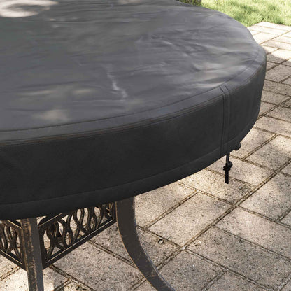 Outdoor Table Cover Black 82 x 82 x 10 cm 420D Oxford Fbric