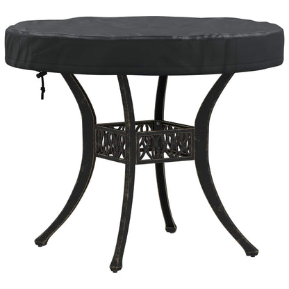 Outdoor Table Cover Black 82 x 82 x 10 cm 420D Oxford Fbric