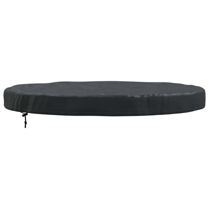Outdoor Table Cover Black 112 x 112 x 10 cm 600D Oxford Fbric