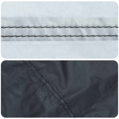 Outdoor Table Cover Black 142 x 142 x 10 cm 210D Oxford Fbric