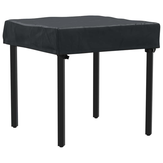Table Cover Plain Black 62 x 62 x 15 cm Fabric