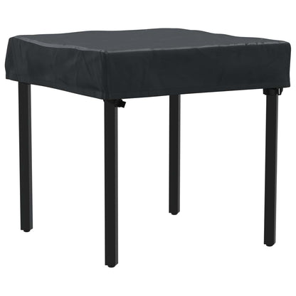 Table Cover Plain Black 72 x 72 x 15 cm Fabric