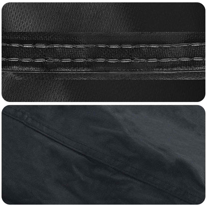 Table Cover Plain Black 122 x 122 x 15 cm Fabric