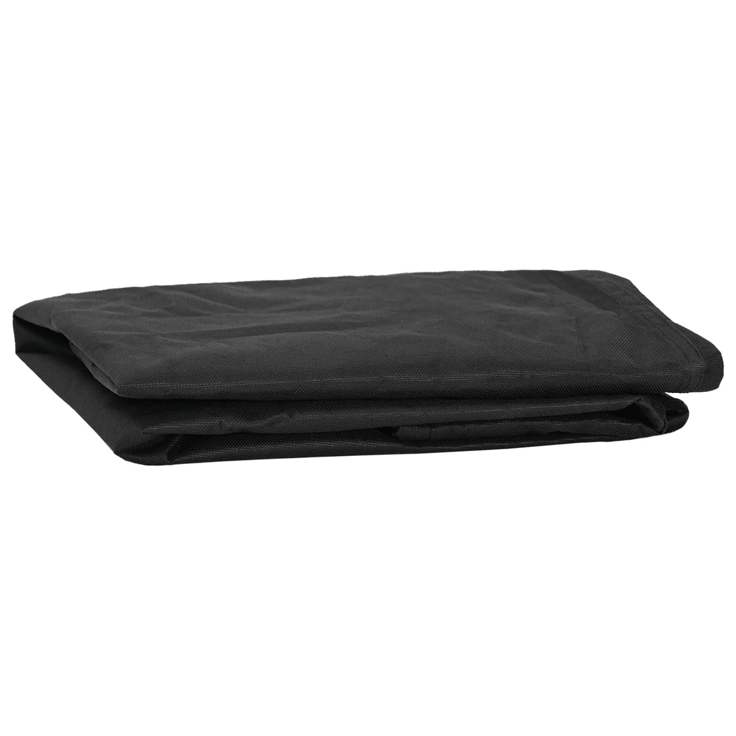 Table Cover Plain Black 122 x 72 x 15 cm Fabric