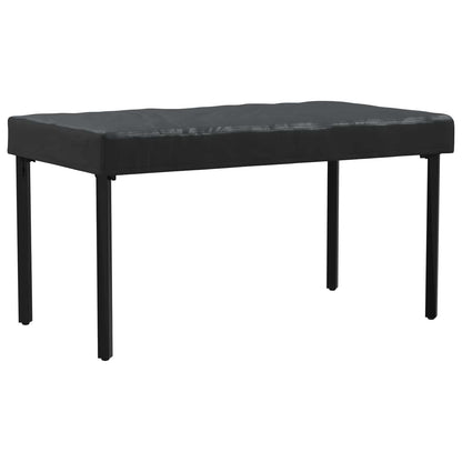 Table Cover Plain Black 152 x 92 x 15 cm Fabric