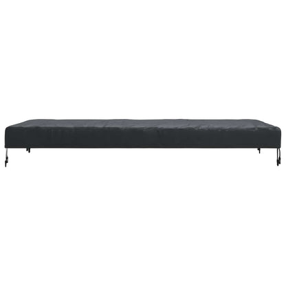 Table Cover Plain Black 162 x 92 x 15 cm Fabric