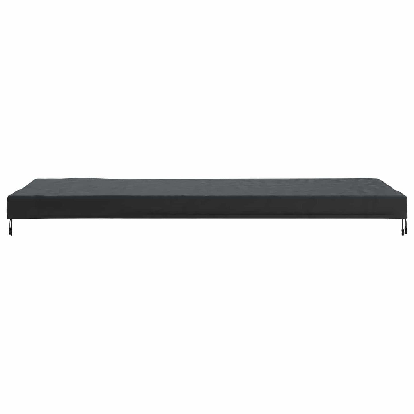 Table Cover Plain Black 102 x 262 x 15 cm Fabric