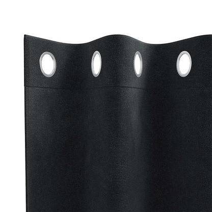 Blackout Curtains 2 pcs Black 140 x 175 cm Velvet