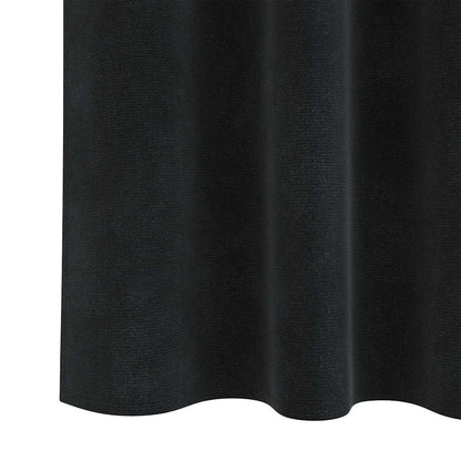 Blackout Curtains 2 pcs Black 140 x 140 cm Velvet