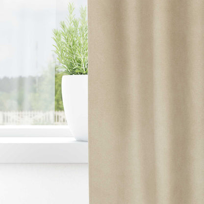 Blackout Curtains 2 pcs Cream 140 x 175 cm Velvet