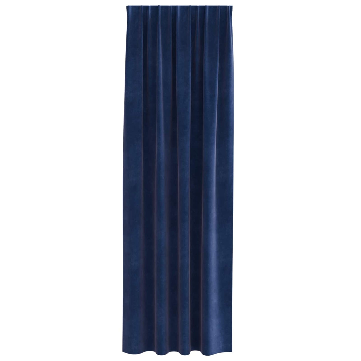 Blackout Curtains 2 pcs Dark Blue 140 x 225 cm Velvet