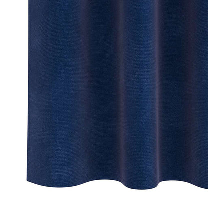 Blackout Curtains 2 pcs Dark Blue 140 x 245 cm Velvet