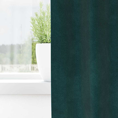 Blackout Curtains 2 pcs Dark Green 140 x 225 cm Velvet