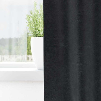 Blackout Curtains 2 pcs Dark Grey 140 x 245 cm Velvet
