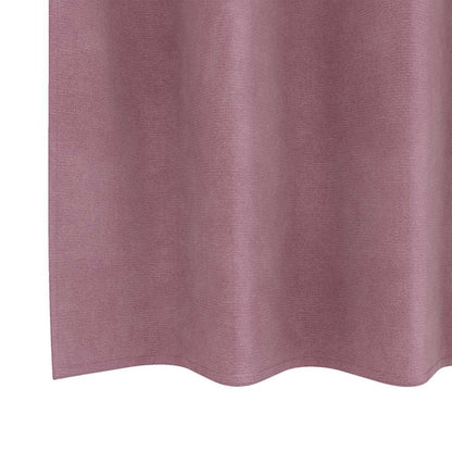 Blackout Curtains 2 pcs Dark Pink 140 x 140 cm Velvet