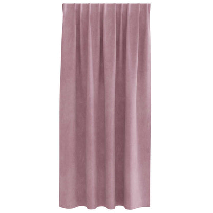 Blackout Curtains 2 pcs Dark Pink 140 x 175 cm Velvet