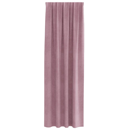 Blackout Curtains 2 pcs Dark Pink 140 x 260 cm Velvet