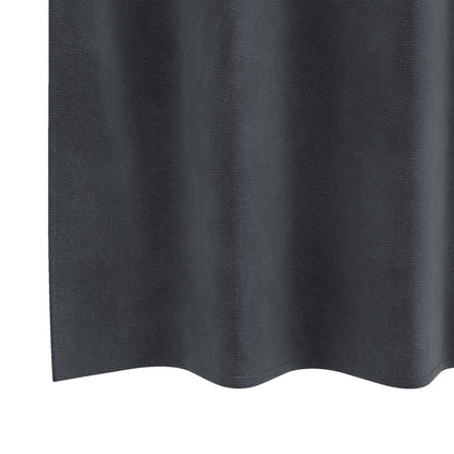 Blackout Curtains 2 pcs Light Grey 140 x 225 cm Velvet