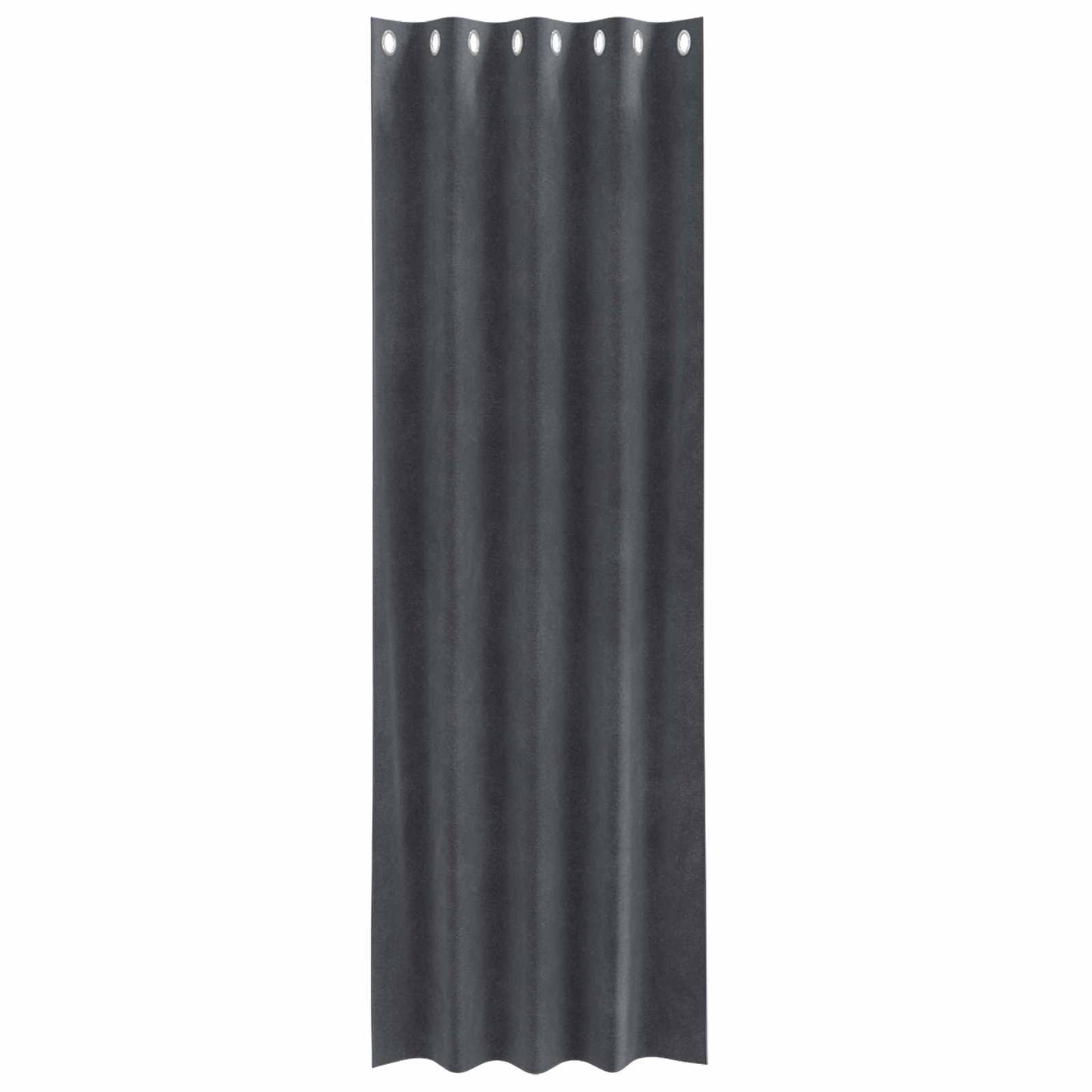 Blackout Curtains 2 pcs Light Grey 140 x 225 cm Velvet