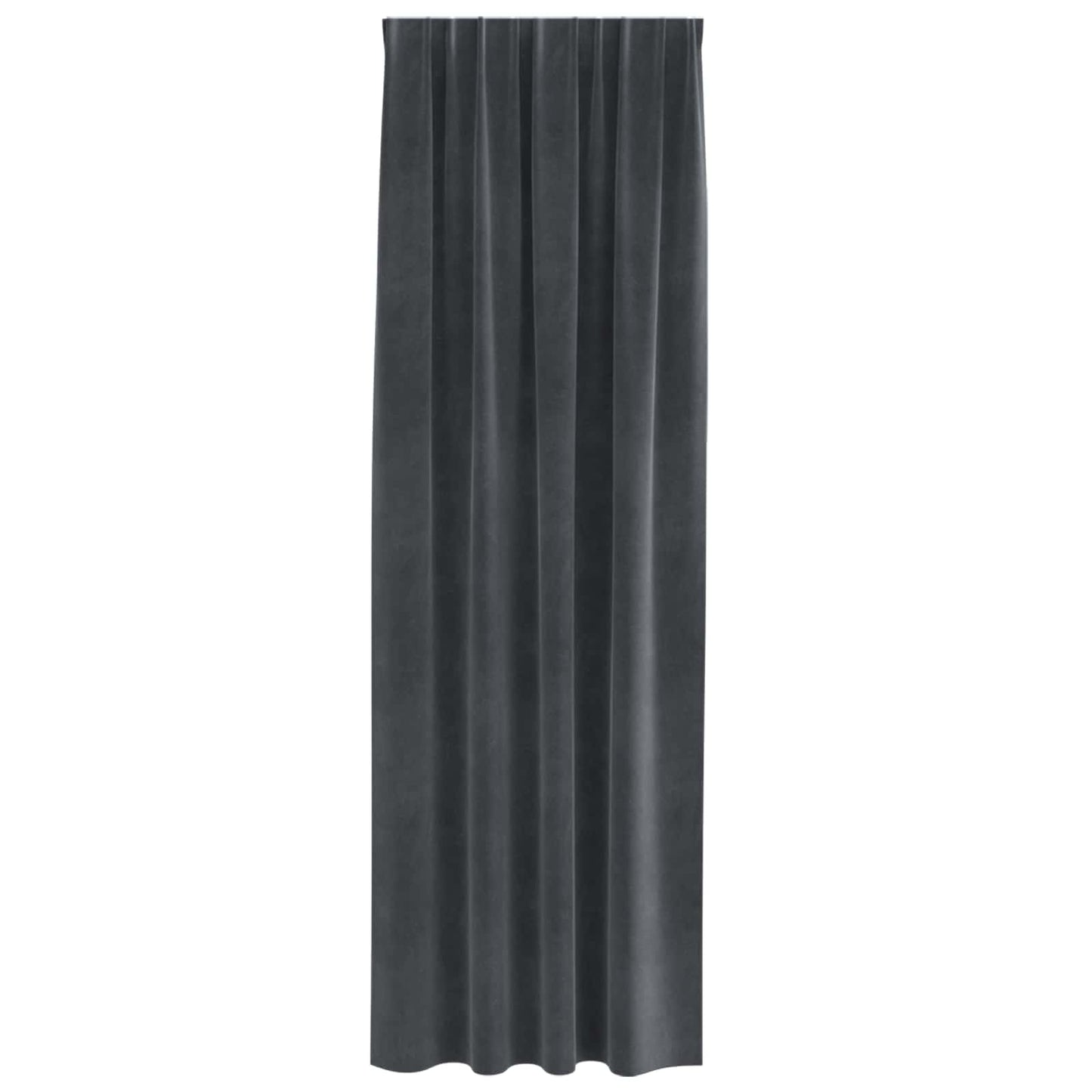 Blackout Curtains 2 pcs Light Grey 140 x 260 cm Velvet