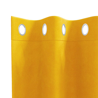 Blackout Curtains 2 pcs Mustard Yellow 140 x 225 cm Velvet