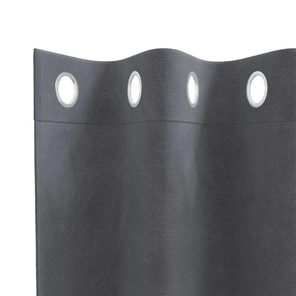 Blackout Curtains 2 pcs Light Grey 140 x 260 cm Velvet