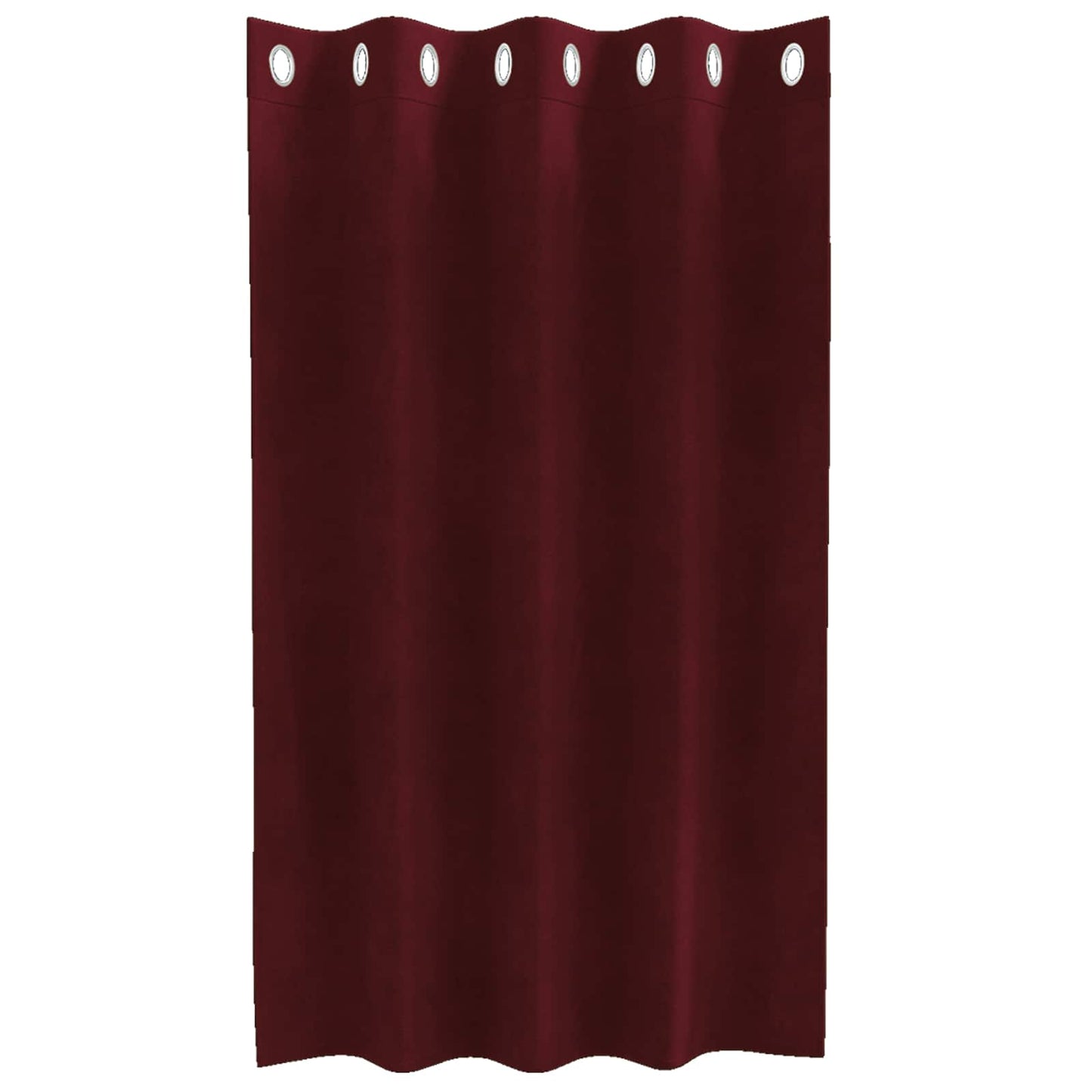 Blackout Curtains 2 pcs Wine Red 140 x 140 cm Velvet