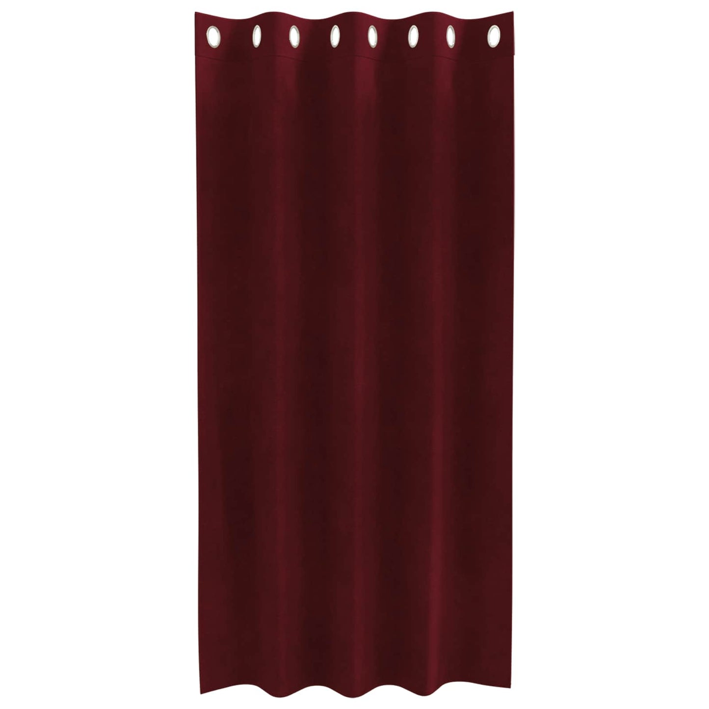 Blackout Curtains 2 pcs Wine Red 140 x 175 cm Velvet