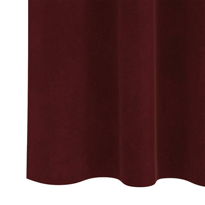Blackout Curtains 2 pcs Wine Red 140 x 245 cm Velvet