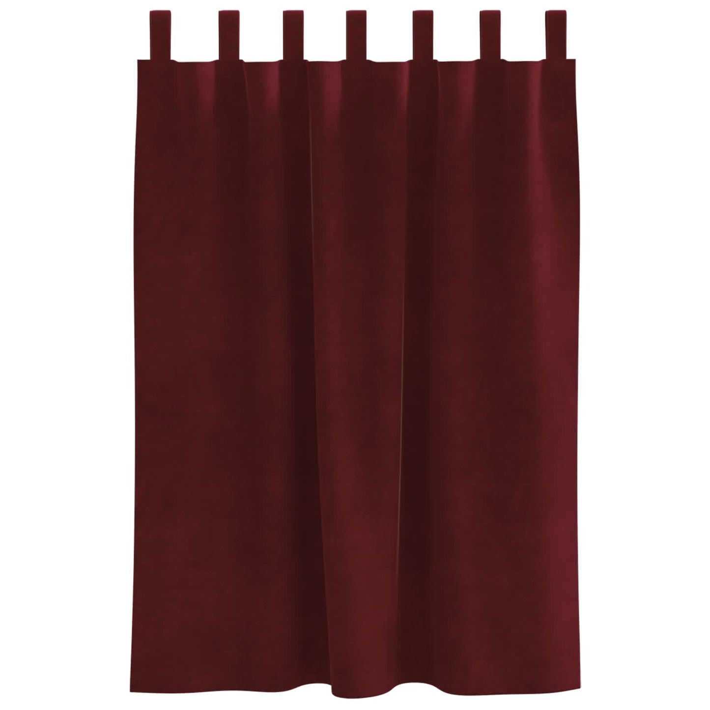 Blackout Curtains 2 pcs Wine Red 140 x 140 cm Velvet