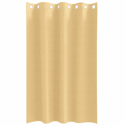 Blackout Curtains with Rings 2 pcs Beige 175 x 140 cm Polyester