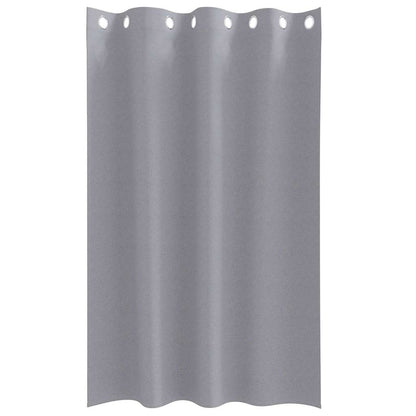 Blackout Curtains with Rings 2 pcs Light Grey 175 x 140 cm