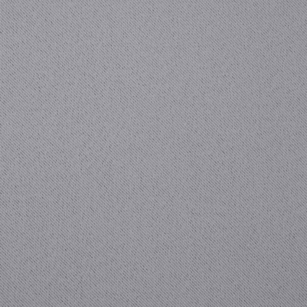 Blackout Curtains with Rings 2 pcs Light Grey 175 x 140 cm