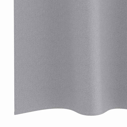 Blackout Curtains with Rings 2 pcs Light Grey 245 x 140 cm