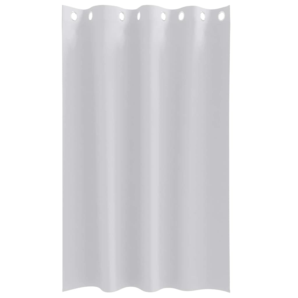 Blackout Curtains with Rings 2 pcs Pale Grey 175 x 140 cm