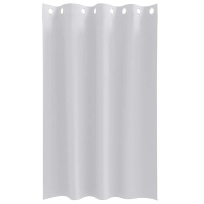 Blackout Curtains with Rings 2 pcs Pale Grey 175 x 140 cm
