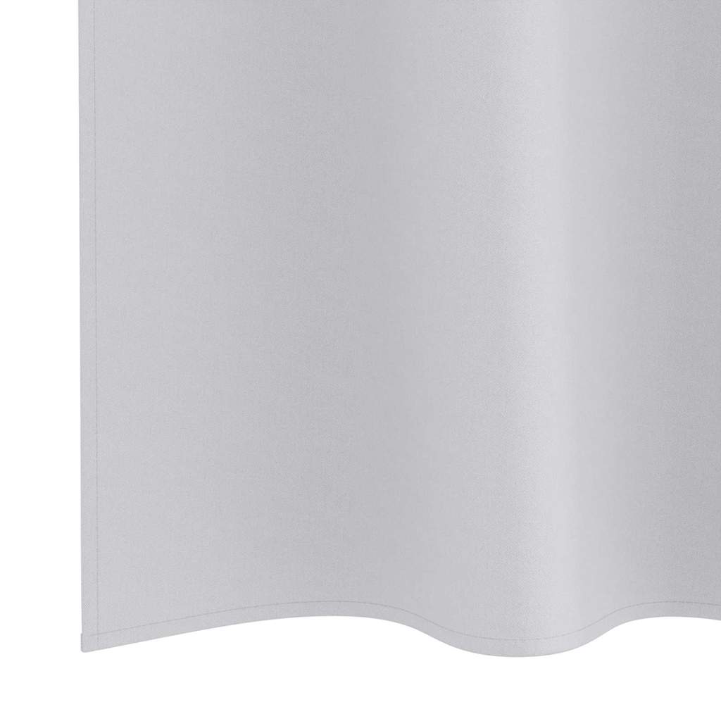 Blackout Curtains with Rings 2 pcs Pale Grey 260 x 140 cm