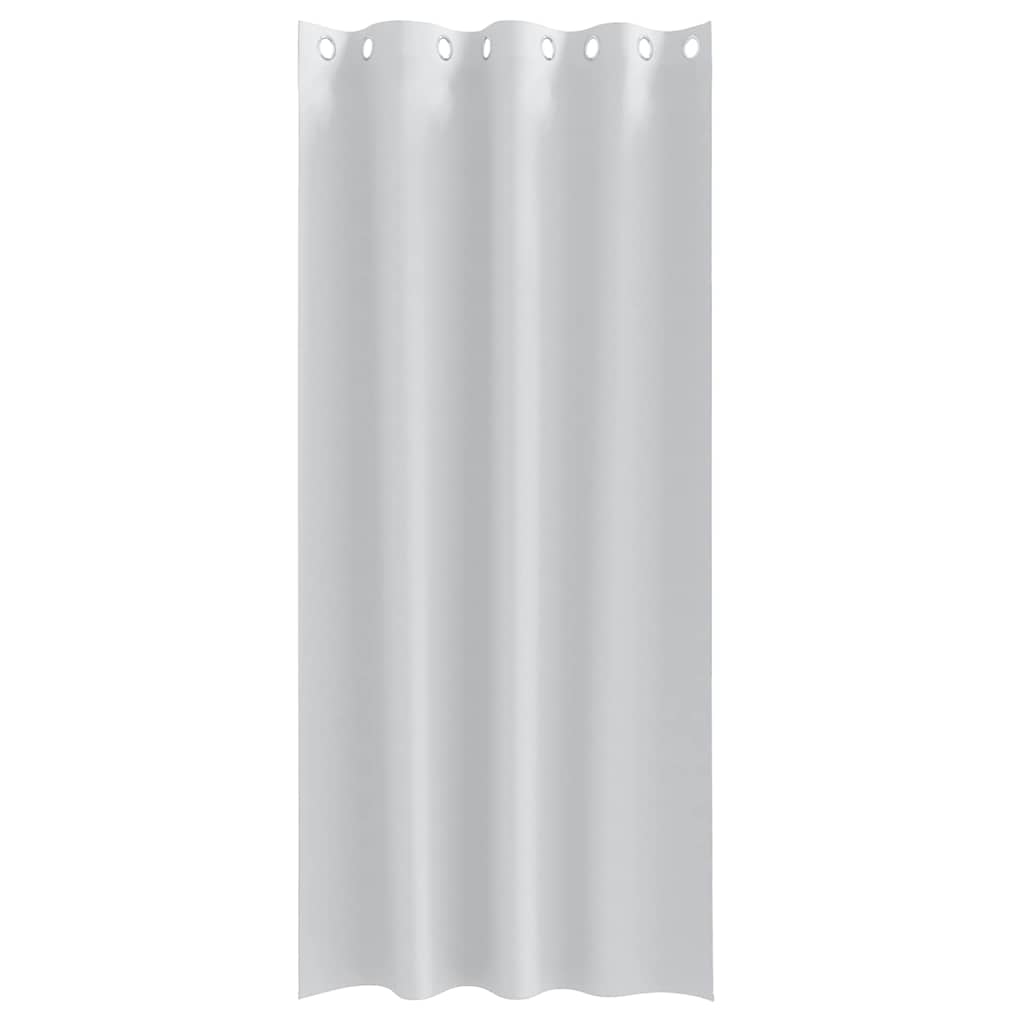 Blackout Curtains with Rings 2 pcs Pale Grey 260 x 140 cm