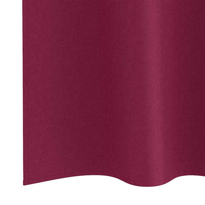 Blackout Curtains with Rings 2 pcs Wine Red 175 x 140 cm