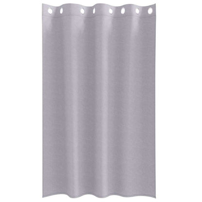 Blackout Curtains with Rings 2 pcs Metal Grey 175 x 140 cm
