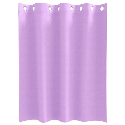 Blackout Curtains with Rings 2 pcs Purple 140 x 140 cm