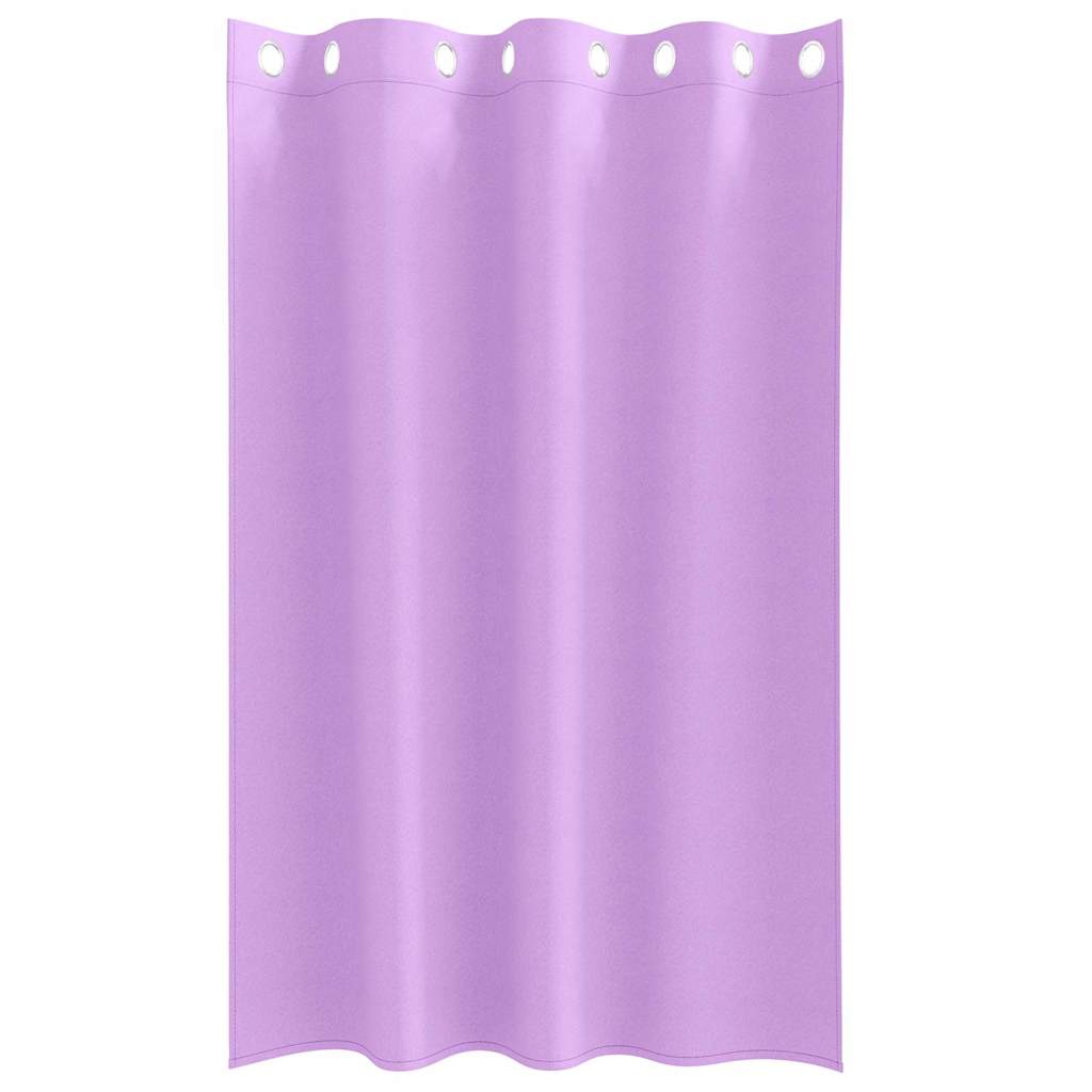Blackout Curtains with Rings 2 pcs Purple 175 x 140 cm