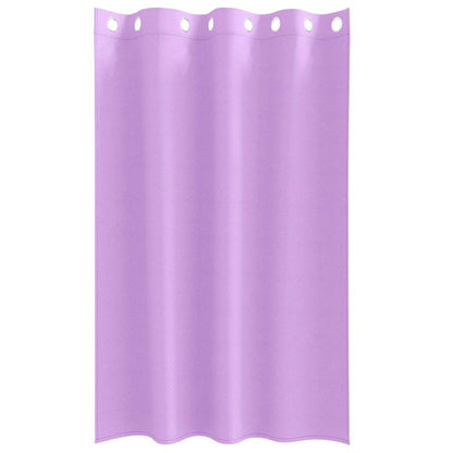 Blackout Curtains with Rings 2 pcs Purple 175 x 140 cm