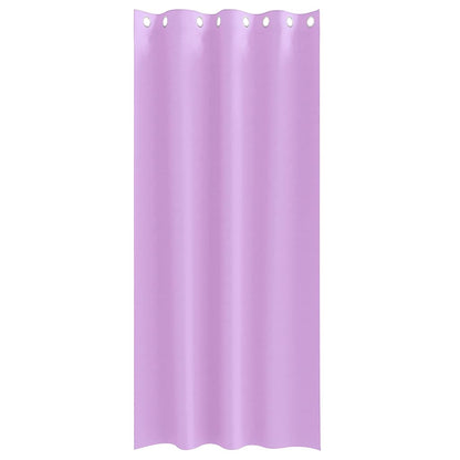 Blackout Curtains with Rings 2 pcs Purple 245 x 140 cm