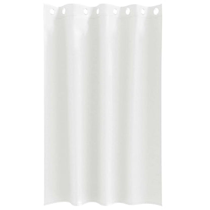 Blackout Curtains with Rings 2 pcs Pure White 175 x 140 cm