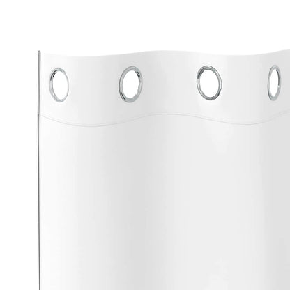 Blackout Curtains with Rings 2 pcs Pure White 245 x 140 cm