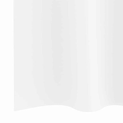 Blackout Curtains with Rings 2 pcs Pure White 245 x 140 cm
