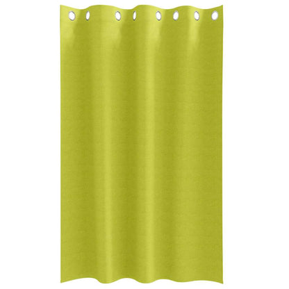 Blackout Curtains with Rings 2 pcs Green 175 x 140 cm Polyester